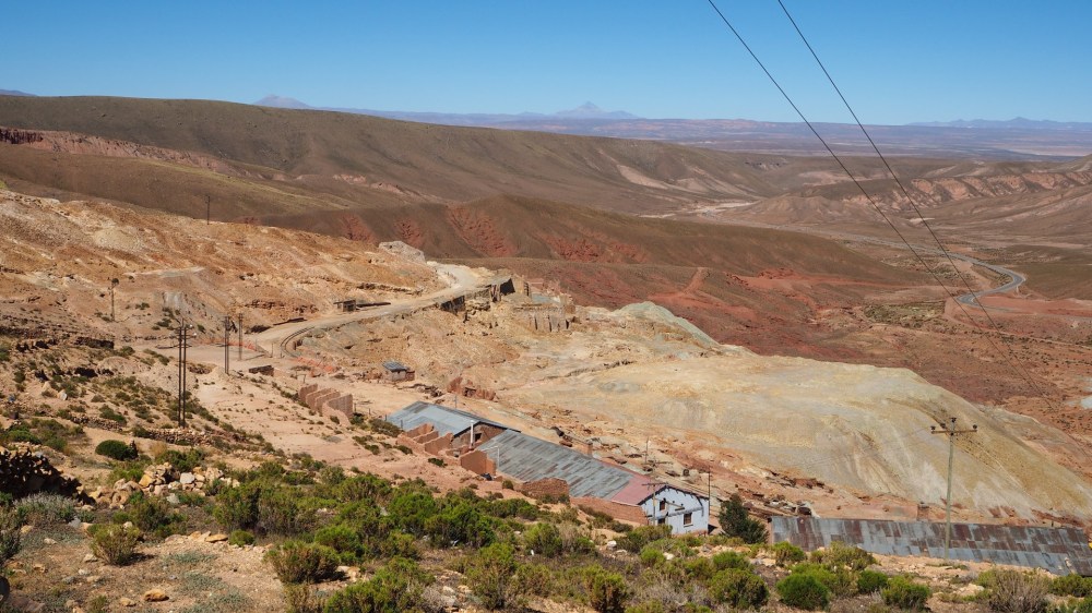 Pulacayo mit Weitsicht